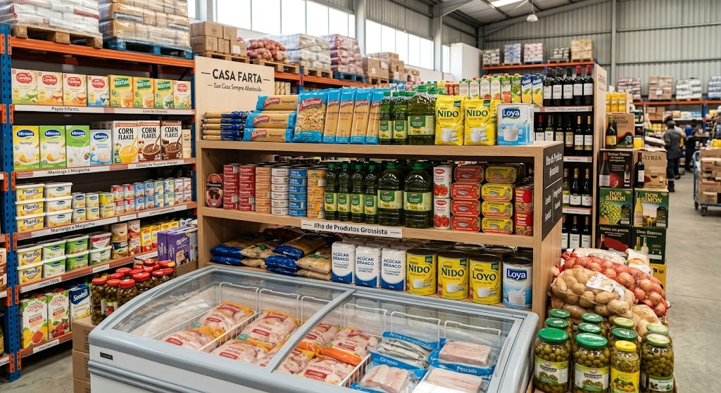 Selecção de produtos europeus distribuídos pela Casa Farta